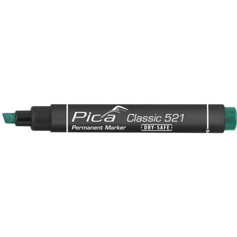 Pica Permanent Marker 2-6mm mit Keilspitze Grün