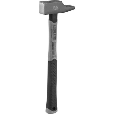 RUTHE Schlosserhammer 36 mm Französische Form mit Fiberglasstiel (1/2)