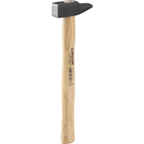 RUTHE Schlosserhammer 36 mm Französische Form mit Eschenstiel (1/3)