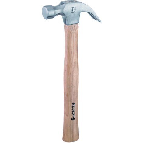 RUTHE Klauenhammer 655g Amerikanische Form mit Hickorystiel