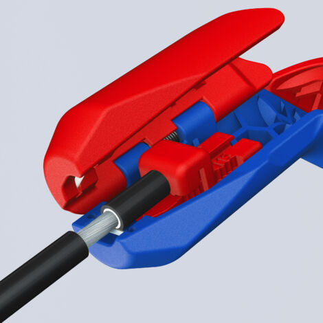 KNIPEX 16 95 03 SB ErgoStrip PV Universal Abmantelungswerkzeug für Photovoltaik