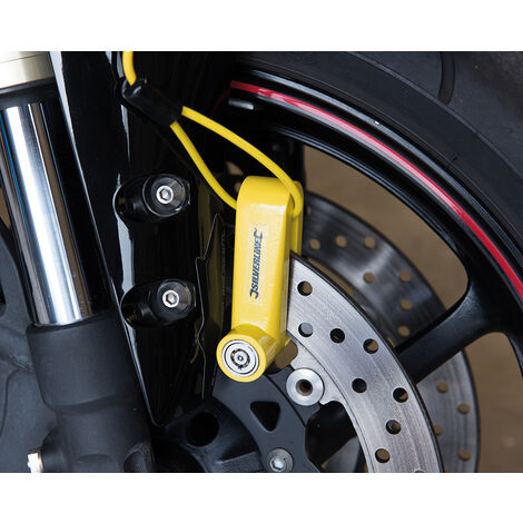 Erinnerungskabel Für Bremsscheibenschloss - 150 Cm Sicherheitskabel Orange