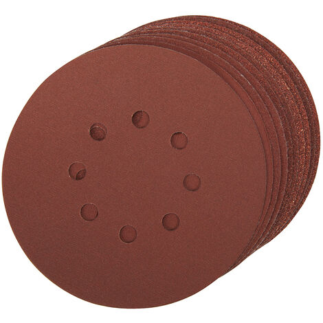 10 x Klettschleifscheiben gelocht 150 mm 4 x K60 + je 2 x K80 K120 K240