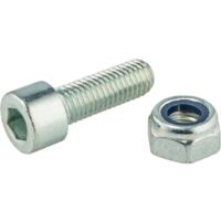 HALDER Schraube und Mutter Set für Ø 50 mm Aluminiumgehäuse