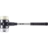 HALDER SIMPLEX Nylon / Weichmetallhammer mit verstärktem Tempergussgehäuse und Glasfaserstiel - D=80 mm - 3789.080