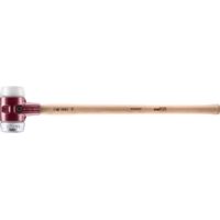 Schlaghammer HALDER SIMPLEX Superplastik / Weichmetall mit Tempergussgehäuse, hochwertiger Hickory-Holzstiel - D=80 mm - 3079.081