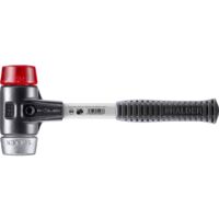HALDER SIMPLEX Hammer Kunststoff / Weichmetall mit verstärktem Tempergussgehäuse und Glasfaserstiel - D=50 mm - 3769.050
