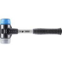 HALDER SIMPLEX TPE Weich / TPE Mittelhammer mit verstärktem Tempergussgehäuse und Glasfaserstiel - D=50 mm - 3713.050