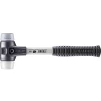 HALDER SIMPLEX TPE-Hammer mittel / Superplastik mit verstärktem Tempergussgehäuse und Glasfaserstiel - D=40 mm - 3737.040