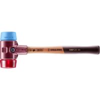 HALDER SIMPLEX TPE Weich-/Kunststoffhammer mit Tempergussgehäuse und Holzstiel - D=60 mm - 3016.060