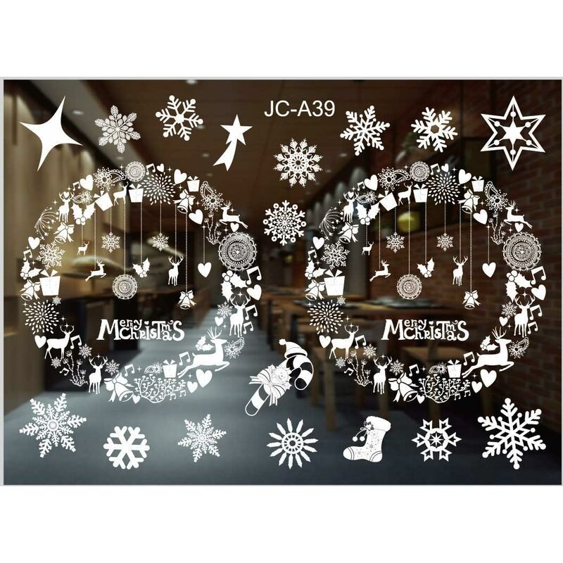 Raramente Incomparable equipo Adhesivos navideños para ventanas Adhesivos de decoración navideña  Adhesivos navideños para ventanas Adhesivos navideños para ventanas  Decoraciones para el hogar/tienda Adhesivos decorativos Adhesivos