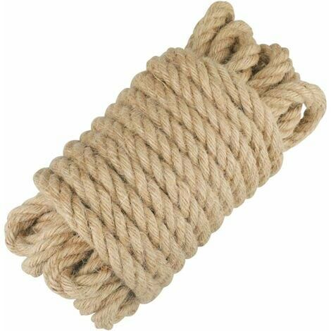 26 mm Thick Jute Rope Twisted Braided Garden Decking Decoration Craft 1/2 m  -50m