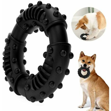 3PCS Dog Toys for Aggressive Chewers, Indestructible Natural Rubber Teeth  Cleaning for Small Medium Large Dogs, Outdoor Entertainment Interactive  Puppy Chew Toys for Training 