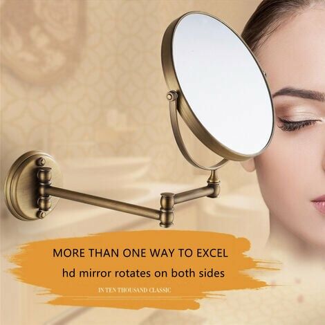 Travel Mirror for Shaving Fogless Bathroom Mirror with Removable Wall  Suction Small Portable Handheld for Makeup 