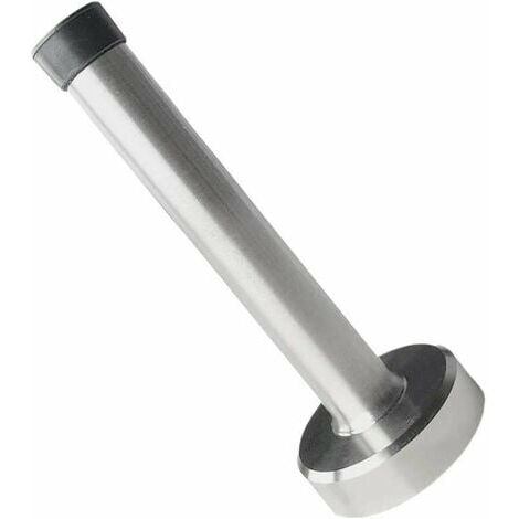 Door Stopper Cylindrical Floor Mount Door Stop,Brushed Door Stoppers With  Rubber Door Stops Modern Wall