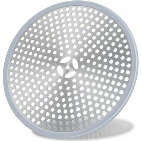 Shower Drain Hair Trap, Durable Stainless Steel and Silicone Hair Catcher  Shower Drain Cover - Is Easy