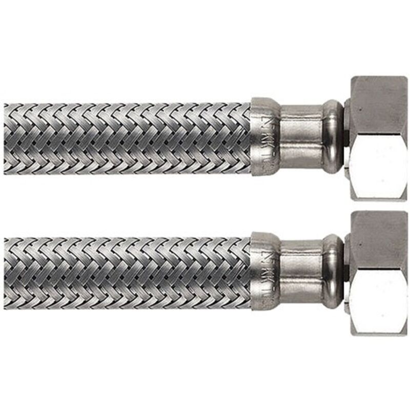Flexible Sanitaire Femelle 15x21 – Longueur 1000 Mm – DN13 – Pression 7 Bar – Boutté 1180935 F11513