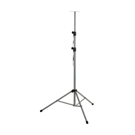 Ceba – Pied télescopique 4 pieds pour projecteur – Hauteur réglable 1,05 à 2,40 m – Accessoire pour chantier – Compatible avec projecteurs LED (1/2)