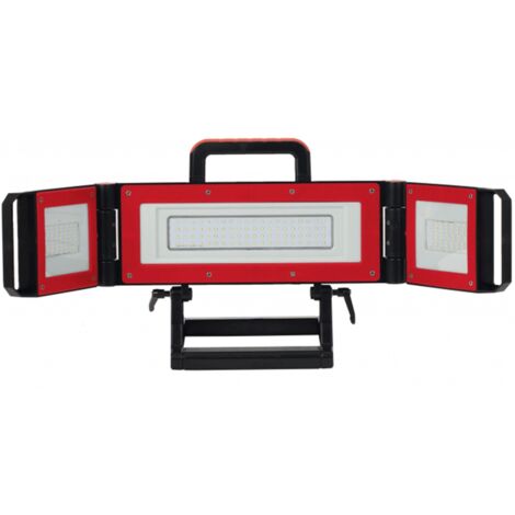 Projecteur portable de chantier - 3 LED 80 W (20+40+20) Multi-positions - CEBA