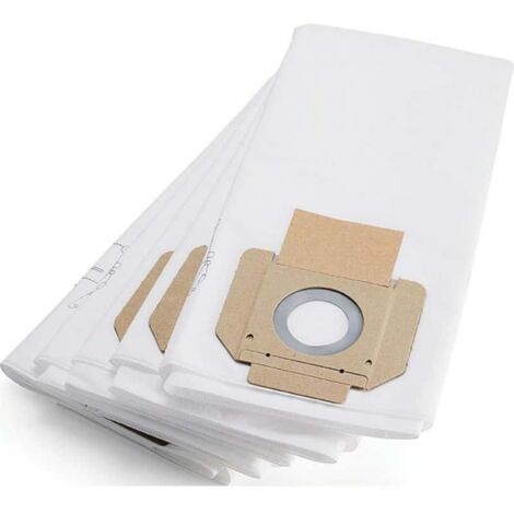 Sacs pour aspirateur Flex VCE 33 et VCE 44 en lot de 5 – Microfibre non tissée 30L – Retient les particules fines – 920133