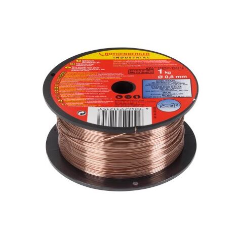 Fil à souder inox, Ø 0,8 mm 1 kg ROTHENBERGER (1/6)
