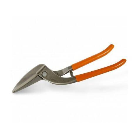 Edma – Cisaille à tôle forgée 300 mm – Tranchants traités induction 56 HRC – Poignées isolantes PVC pour confort – Capacité de coupe 1,2 mm inox