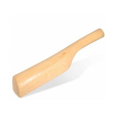 Edma – Batte à plomb asymétrique – Bois de charme 340mm – Pour travaux de couverture zinc et plomb – Précision améliorée