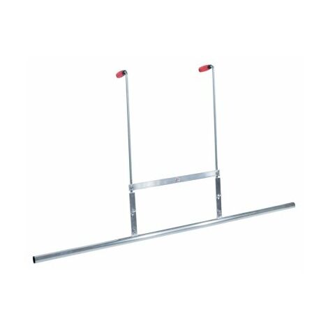 Finish – Barre à débuller 1,50m – Aluminium 30mm – Embouts plastiques – Hauteur réglable 0,80m/0,88m – Pour chapes liquides et bétons autonivelants