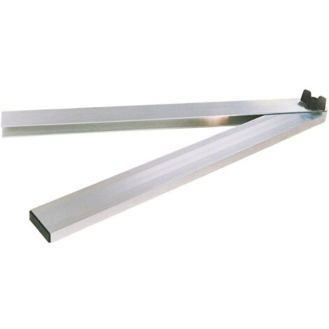 Taliaplast – Fausse équerre aluminium 500mm – Embouts en plastique pour manipulation douce – Vis de blocage pour angles stables – 441205