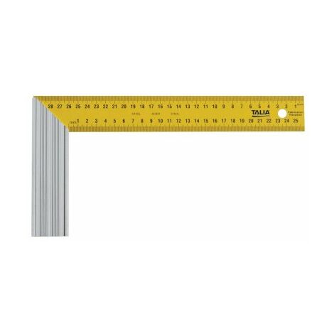 Equerre droite et d'onglet 200 mm TALIAPLAST (1/2)