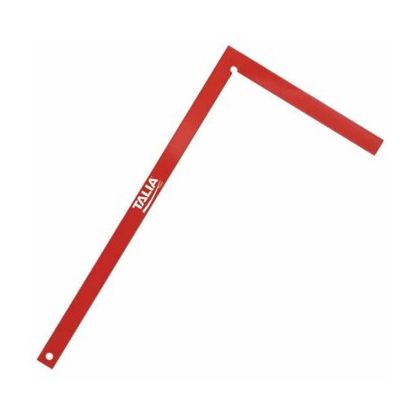 Taliaplast – Équerre de maçon plate 60 cm en acier époxy – Section 30 x 4 mm – Pour béton armé et bois dur – Usage professionnel (1/4)