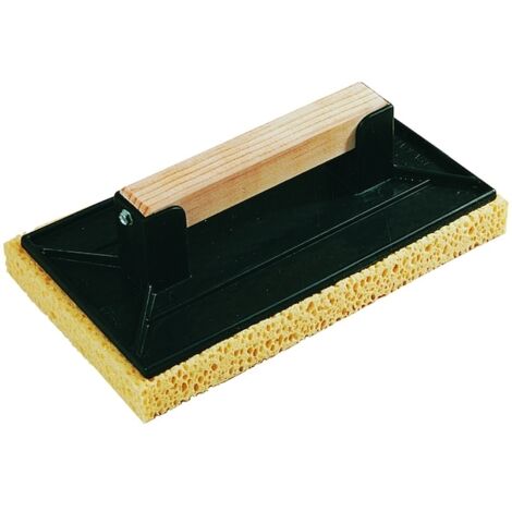 Taliaplast – Taloche éponge rectangulaire 27 x 18 cm – Plateau plastique pour finitions lisses – Éponge 25 mm pour surfaces variées