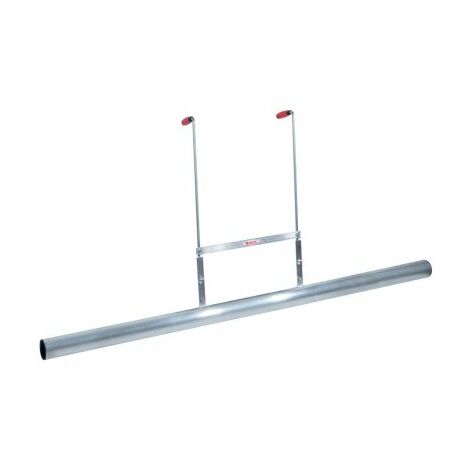 Taliaplast – Barre à débuller 80 mm x 2,00 m – Aluminium léger avec embouts en plastique – Pour chapes liquides avec billes de polystyrène