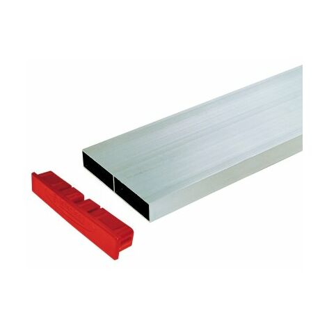 Taliaplast – Règle aluminium rectangulaire 1 voile 1,50m – Dimensions 100x18mm – Pour maçons et plaquistes – 380102