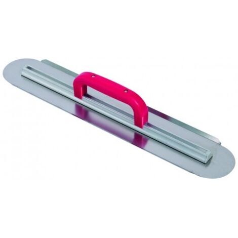 Taliaplast – Platoir de chapiste inox double arrondi convexe 60 x 10 cm – Épaisseur 0,7 mm – Bord convexe 60° pour lissage parfait