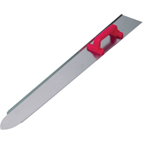 Taliaplast – Lisseuse de chape inox 100 cm convexe – Pour béton et mortier – Poignée ergonomique – 440363