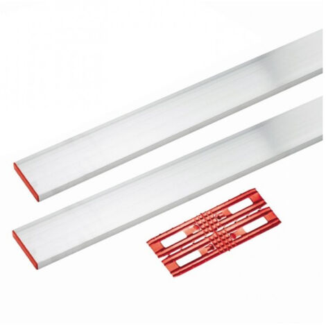 Ocai – Kit de règles de maçon 2 x 1 m – 1 adaptateur inclus – Assemblage sans déformation – Sacoche de rangement fournie