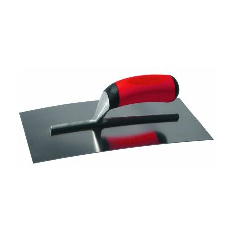 Taliaplast – Platoir courbe inox 28x12 cm – Lame en acier inoxydable 6/10e – Poignée bi-matière ergonomique – 440101