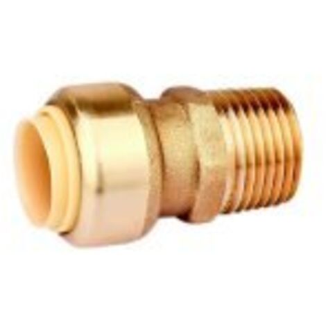 Raccord Toutub laiton union mâle, filetage 12X17 Ø12 - BOUTTÉ (1/2)