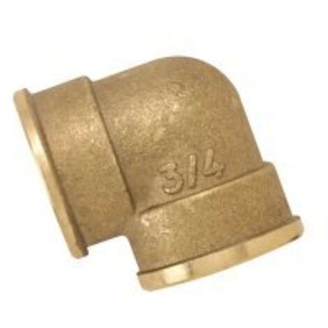 Raccord coude femelle 90, filetage 15x21 - BOUTTÉ (1/2)