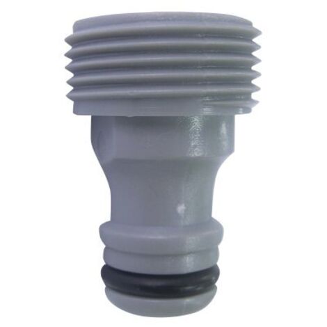 Adaptateur plastique rapide mâle, filetage 20X27 - BOUTTÉ (1/2)