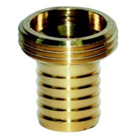 Raccord cannelé cylindrique mâle 20x27 pour tuyau Ø19 - BOUTTÉ (1/2)