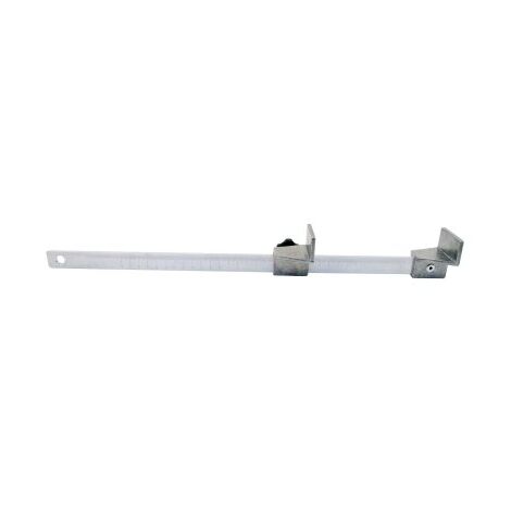Edma – Mesure d'écartement des lattes et gabarit pose liteaux – Aluminium – Échelle de 15 à 40 cm – 32855