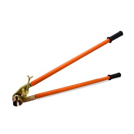 Edma – Pince à plier les crochets de gouttières – Tête en fonte zinguée malléable – Longueur 810 mm – Crochets 40 x 8 mm