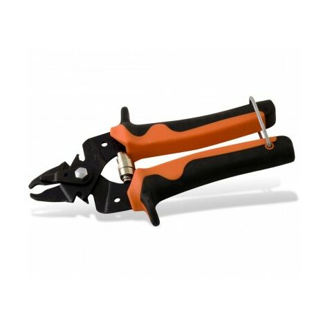 Edma – Agrafeuse manuelle à grillage 16/20 – Coupe-fil intégré jusqu'à 3 mm – Poignées bi-matières ergonomiques – Fixation rapide et efficace