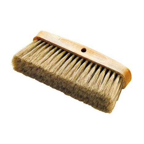 L'Outil Parfait – Brosse à patine – Soies de Chine blanches – Semelle en bois – Montage mécanique 6 rangs – Finition douce et précise