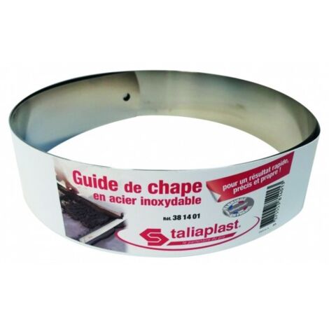 Guide de chape acier inoxydable 2 m x 60 mm TALIAPLAST