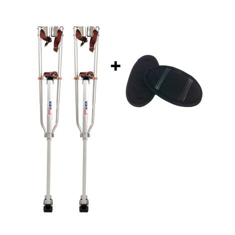 Échasses de plaquiste aluminium 120 à 160 cm – Hauteur ajustable – Livrées avec 2 coussins confort – Conforme norme CE – Kr Tools