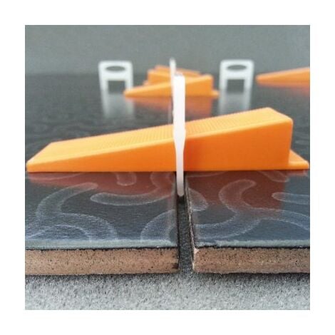 Clips croisillons autonivelants 1 mm Fixnivel®, 250 pcs (3-13mm) - ROKNTOOLS