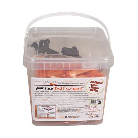 Set complet de croisillons autonivelants 3 mm Fixnivel®, 100 pcs - ROKNTOOLS